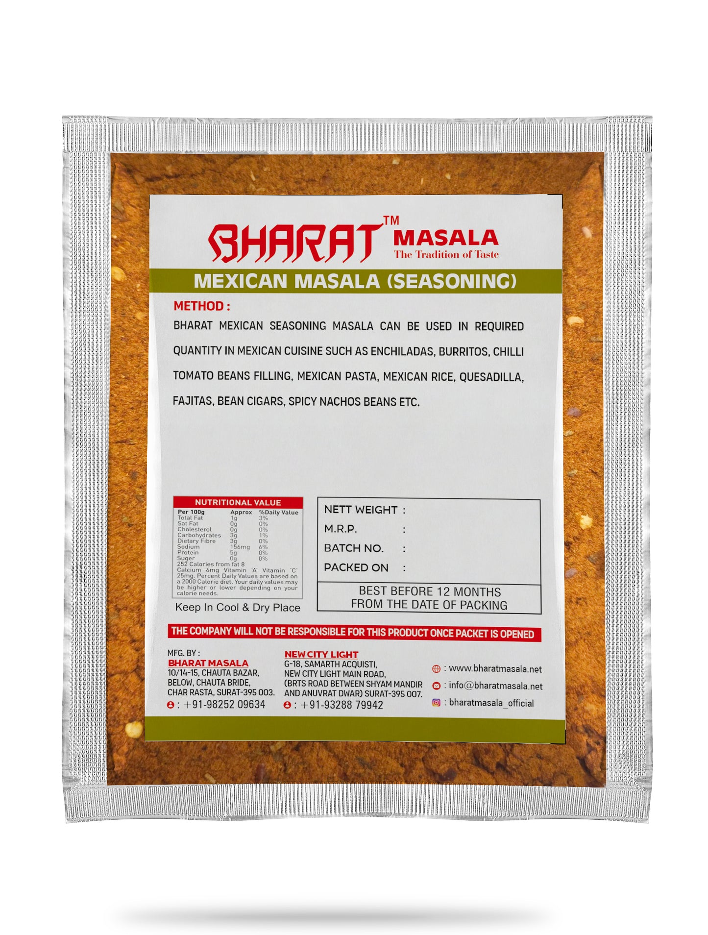 Mexican Seasoning (Masala)