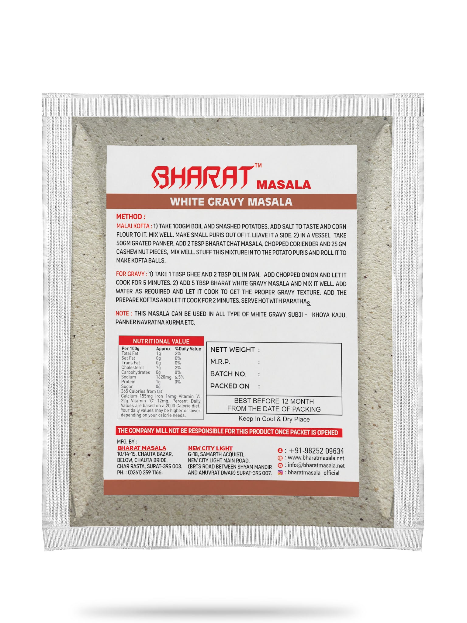 Bharat White Gravy Masala