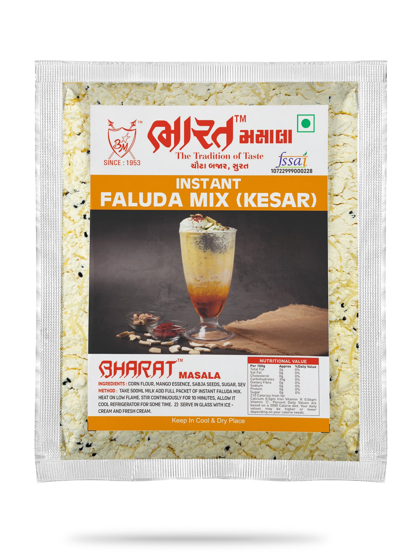 Bharat Faluda Mix Kesar