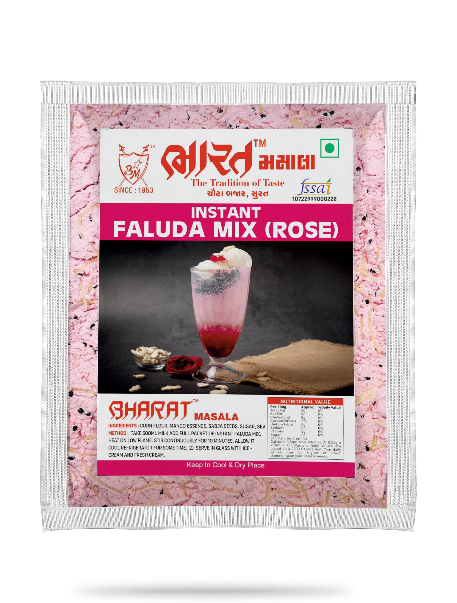 Bharat Faluda Mix Rose